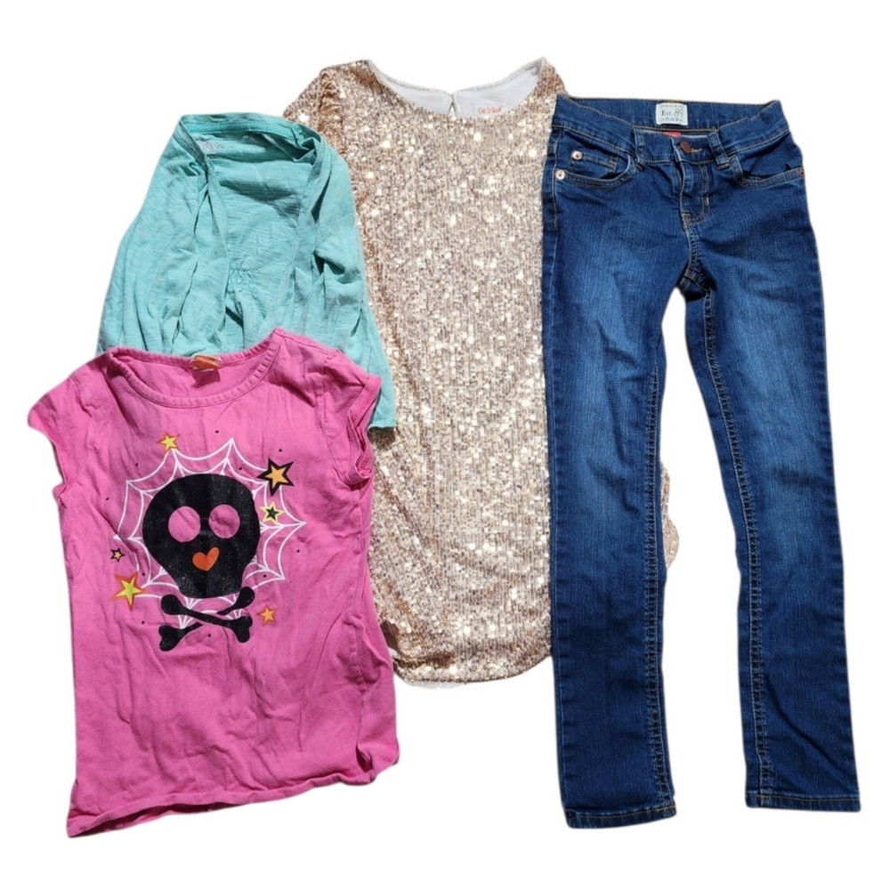 Girls Size 7/8 Mixed Apparel Bundle